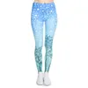 Christmas Style Women Legging Aurora Winter Printing Fitness Leggings Fashion Cozy High Waist Woman Pants LJ201104