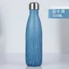 500 / 1000ml parede de dupla parede isolada frasco de vácuo de aço inoxidável garrafa de água cola água térmica de cerveja para garrafa de esporte 201105