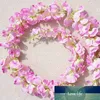 Beautiful White Artificial Silk Wisteria Flowers Hanging Fake Hydrangea Romantic Wedding Garland Vine Ivy Ceiling Decoration