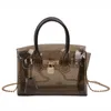 HBP New Women Handbags PVC 투명 백금 가방 체인 레이저 작은 가방 여성 유럽 및 미국 패션 디자이너 5 컬러 W271P