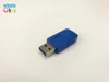 100pcs/lot Universal USB 3.0 Adapter Male To Female Coupler Connector Plug Extender Converter for Laptop PC Computer Blue