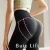 F.Dyraa Women Yoga Pants High midja Trainer Sports Leggings Long Tights Running Trouser Workout Tummy Control Panties H1221