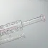 Cookahs Water Glass Bongs Ice Pinch Установки DAB INLINE PERC прямая трубка с потрясающей трубой для курения яйца WP2161