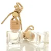 10 ml Suspendu Voiture Parfum Pendentif Bouteille Vide Transparent Verre Auto Ornement Huiles Essentielles Diffuseur