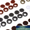 50 stks scharnierende plastic schroefdekking vouw caps knop voor auto meubels decoratieve cover 8 kleuren