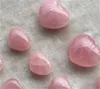 Cristalli naturali Pietre a forma di cuore Amore Rosa Ornamenti curativi Arti e mestieri scolpiti Pietre preziose Donna Bella Bella Nuovo 5tr3 M2