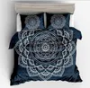 Fanaijia 3 pcs Bohemian Bedding Set Queen Size Mandala Pena Imprimir Casa de edredão Conjunto com Pillowcase Au King Bed Bedline 201210