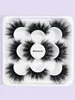 5 Pairs Fluffy Faux 3d Mink Eyelashes Noticeable Soft False Eyelash Cross Thick Cruelty Free Lash Extension Makeup