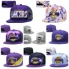 Los Angeles13Lakers13Men Sport Caps Men Women Youth Lal 2020 Tipoff Series 9Fifty Cappello da basket Snapback regolabile Purple8854804