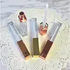 Hot Square Clear 4ml Rose Gold Bronze Empty Sample Lip Gloss Tubes Makeup Facial Eyeliner Batom Foundation Containers 20pcs/lot