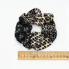 Het vintage scrunchie blommiga huvudband för kvinnor söta scrunchies print hår slipsar blomma opaska do wlosow tjejer hår tillbehör