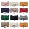 Femmes bandeau élégant petites vagues tricoté laine bandeau lavage visage bandeau plus chaud oreille doux noué tête enveloppement cheveux accessoires