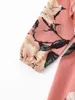 Baby 1pc Floral Print Ruffle Trim Bishop Sleeve Jumpsuit Hon