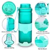 ZORRI New Shaker Sports Water Bottle Gourde Water + Bottles Fashion Bpa Free Portable Turismo e Camping Drink Bottle 1000 ml 201106