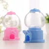 Uppsättning av 12 plast Gumball Machine Candy Treat Bubble Bubble Gum Dispenser Kids Birthday Party Favor Present Box Kiddie Parties Decor236n