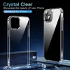 Clear Cellphone Falls Soft Back Cover TPU Silicone Ultra Thin Case For iPhone 14 11 12 13 7 8 Plus X XR XS MAX SAMSUNG HTC LG PHON2198282