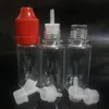 200 stks Lege PET E Liquid Naald Flessen 3 ml 5 ml 10 ml 15 ml 20 ml 30 ml 50 ml 100 ml Plastic Dropper Flessen Met Kindveilige Cap1