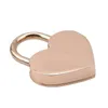 Hjärtformad hänglås Vintage gammal Antik stil Mini Archaize Key Lock med nyckel för handväska Små bagagepåse Tillbehör KKB2854