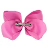 Fita Bow Hairpin Moda Meninas Grande Bowknot Barrette Kids Cabelo Boutique Boutos Acessórios Crianças 40 Cores 6 polegadas