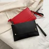 Clutch Bags Bag Female PU Leather 2021 Trendy Casual Fashion Envelope Personalized Wrist Wild Temperament342L