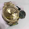 17 Färg Real Po Mens 904L Steel Super N Factory Watch Men 40mm 228238 Gold Champagne Roman Dial Armband 228239 228235 NOOBF E287V