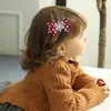 Kerst Glitter Haar Bogen Haarklemmen Wings Polka Dot Print Barrettes Xmas Tree Santa Claus Sokken Haarspelden Boutique Accessoires M2993