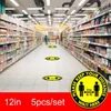 Market Floor Marking Tape Keep Distance Sign Public Occasions Sticker For School Line up Wholea01 a01