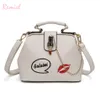 Hot Sale New Fashion Ladies Embroidery Tote bag High quality PU Leather Women's Handbag Chain Shoulder Messenger bag