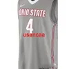 XXS-6XL personalizado hecho # 4 AARON CRAFT camisetas de baloncesto OHIO STATE BUCKEYES universidad hombre mujer joven cualquier número de nombre