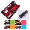 Deluxe Barrel Shoe Shine Kit Neutral Polish Brushes 10pcs a Set for Boots Shoes Cleaning Care 201021