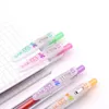 5pcs / boîte Zebra Sarasa Stylo à bille de couleur dégradée 0,5 mm Gel Pen Set Stylos de nouveauté pour l'écriture Dessin Art Supply Papeterie Cadeau 201111