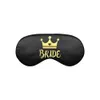 8 stylów Złota Drużyna Bride Sleep Mask Prezent Prezent Bachelorette to imprezowy ślub ślubna dekoracja prysznicowa Y201020