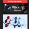 Mini 50 Cent écouteurs SMS Audio rue par 50 Cent casque intra-auriculaires prix usine pour Mp3 Mp4 tablette de téléphone portable