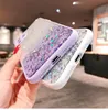Casos de telefone coloridos de gradiente de bling estojo PC TPU para iPhone 14 13 12 11 Pro x xr xs max luxuoso Cristal Crystal Cover