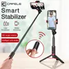 Cafele 3 in 1 Wireless Bluetooth Selfie Stick Gimbal Stabilizer Foldable Handheld Tripod Monopod with Remote Control for Phone LJ200828