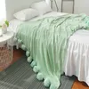 Coperta da tiro per divano letto Divano letto da casa Coperta rosa calda in cotone super morbido con coperta decorativa per aria condizionata 201113