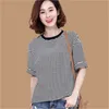 Summer Fashion T Shirt Donna Donna Tshirt grigio scuro 220304