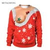 Sweaters masculinos 3d engraçado novidade de natal feia plus size women homem salters de outono pulôveres de inverno unissex sweetshirts1