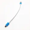 2a 20cm USB-laddare Kablar Kort snabb Laddkabel med data för smart telefonkraft Bank elektroniska cigaretter