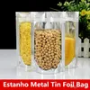 26x40cm de capacidad Gran papel de aluminio Zip Lock Soporte de embalaje para hornear Bolsas de Mylar Ahorro de olores Laminación Sellado térmico Escaparate Paquete para hornear