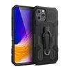 Mecha Armor – coque de téléphone avec béquille antichoc avec support à pince, étui arrière Anti-chute pour iPhone 7 8 Plus XR XS 11 12 Pro Max