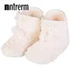 Mntrerm Fashion Innenhause Hausruhe warme weiche Plush -Pantoffeln bequeme reine Farbe Innenpantoffeln süße Frauen Schuhe Neu 201026