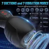 Nxy Automatic Aircraft Cup Man s Masturbator Sucking Machine Pompa del pene Glans Training Tool Pusssy Vibratore Stimolatore Giocattoli sexy per 0127