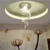 Plafonnier en cristal en spirale moderne pour la maison entrée escalier allée couloir lustre décoration de la maison lampe à LED