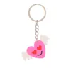 Fedex Walentynki Party Favor Prezent Romantyczny Miłość Keychain Wisiorek Niedźwiedź Ciasto Serce Kluczowy Łańcuch Bagaż Dekoracji Keyring