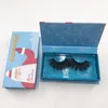 2021 Ny stil Julfranspaket Magnetisk Partihandel Anpassning Logo Eyelashes Box för 25mm 27mm Lashes