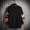 Singel Road Mens Crewneck Sweatshirt Grafisk Harajuku Oversized Sweatshirts Male Japanese Streetwear Hip Hop Hoodie 211230