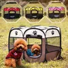 Portable Pliant Pet Tente Dog House Chenils Extérieurs Pour Petits Grands Chiens Parc Pliable Intérieur Puppy Cage Pet Dog Crate Room LJ201204