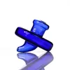 Wholesale Красочный стеклянный CAP CAP CAP для стеклянных водных водных бонсов водные трубы, маслом DAB, 4 мм термальный кварц Banger