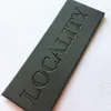 black genuine leather patches and labels wholesale 250pcs notions for jeans